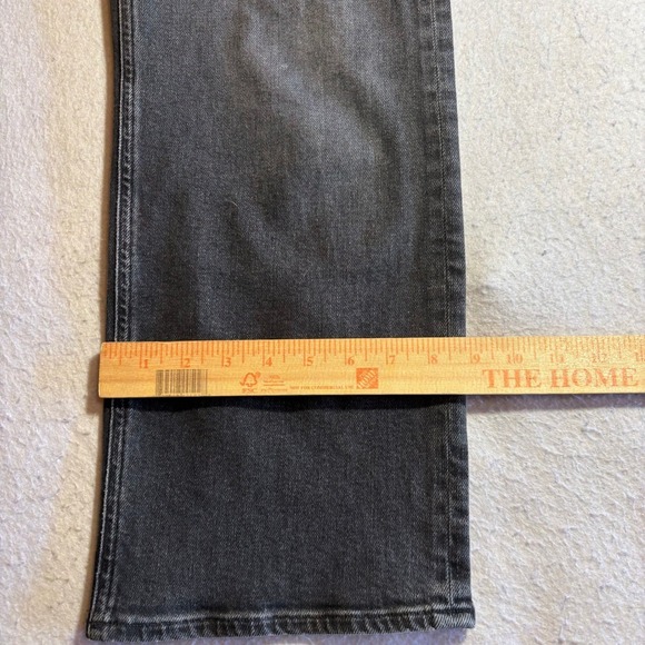 Agolde Ren Jeans Wide Leg Black Wash Denim High Rise Women's Size 27 - Picture 9 of 11